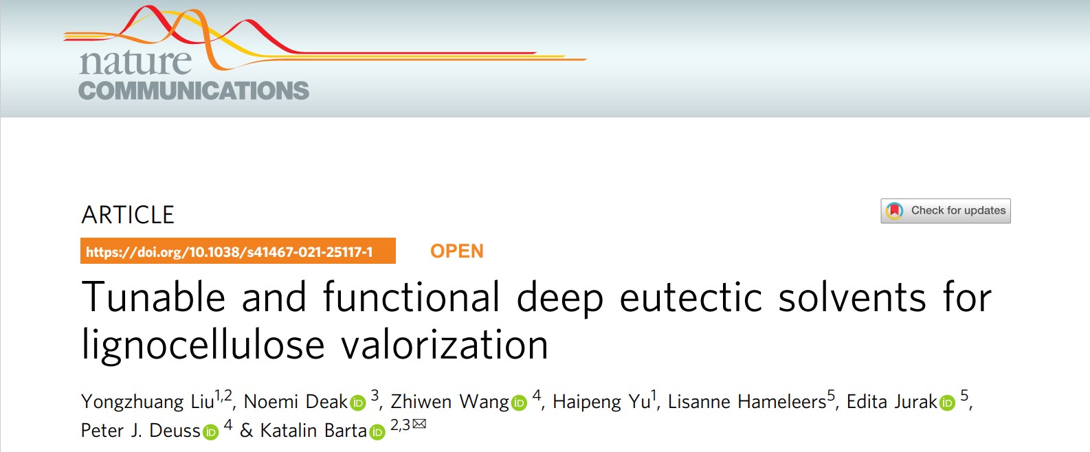我校青年学者在林木生物质精炼研究方面取得新进展
