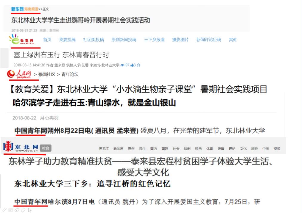 我校2018暑期社会实践活动受到多家媒体报道