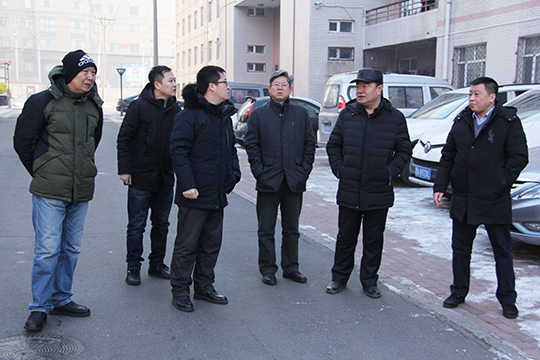 孙校长检查学生公寓安全工作